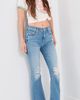 MOTHER MOTHER Petite Lil Weekender Fray Jeans Chaos Is Calling - 5
