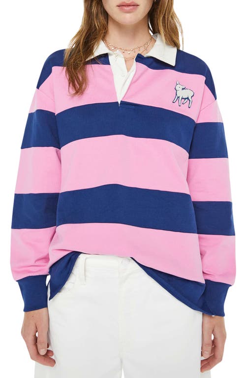 MOTHER MOTHER Piece Huddle Cotton Rugby Polo