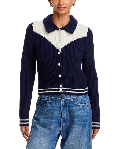 Mother Mother The Baby Raquette Color Blocked Cardigan