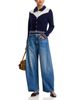 Mother Mother The Baby Raquette Color Blocked Cardigan - 2