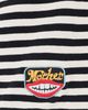 MOTHER MOTHER The Boxy Goodie Goodie Tee Black And Cream Striipe - 6