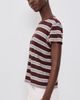 MOTHER MOTHER The Boxy Goodie Goodie Tee Jer Rum Raisin Stripe - 4