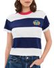MOTHER MOTHER The Boxy Goodie Goodie Tee Jer True Blue And Fluff - 1
