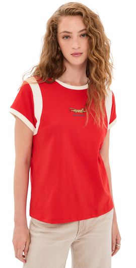 MOTHER MOTHER The Boxy Goodie Inset Tee Mother Jag