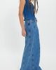 MOTHER MOTHER The Chip Clip Maxi Fray Denim Skirt - 4