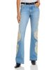 Mother Mother The Chomp Heel High Rise Bootcut Jeans in Wishbone - 1