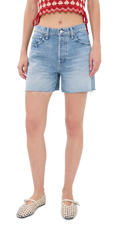 MOTHER MOTHER The Extra Mile Fray Shorts Head Rush
