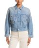 Mother Mother The Fly Away Fringed Jean Jacket in Sparkle Emergency Kit - 1