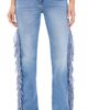 MOTHER MOTHER The Fringe Desperado Sneak Western Jeans Saddle Up - 1