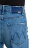 Mother Mother The Half Pipe Flood Cuff Fray Jeans in Get Two Birds Stoned - 5