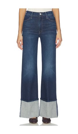 MOTHER MOTHER The Hustler Roller Sneak Cuff Jeans