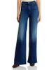 Mother Mother The Hustler Roller Sneak High Rise Jeans in Troublemaker - 1