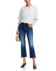 Mother Mother The Insider Ankle Step Fray High Rise Jeans in Cosmic Cowgirl - 2