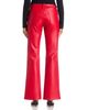 Mother Mother The Jinx Mid Rise Flared Jeans in Cherry Red - 3