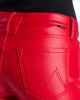 Mother Mother The Jinx Mid Rise Flared Jeans in Cherry Red - 5