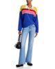Mother Mother The Jinx Sneak Mid Rise Wide Leg Jeans in Sow Surreal - 2