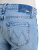 Mother Mother The Jinx Sneak Mid Rise Wide Leg Jeans in Sow Surreal - 5