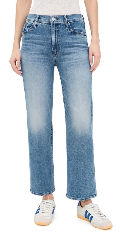 MOTHER MOTHER The Kick It Ankle Jeans Birds Gone Wild
