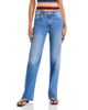 Mother Mother The Kick It High Rise Bootcut Jeans in Fan Favorite - 1