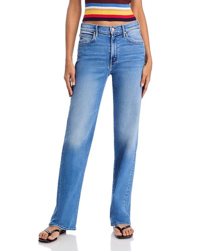 Mother Mother The Kick It High Rise Bootcut Jeans in Fan Favorite