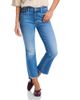 Mother Mother The Lil' Insider Petites High Rise Slim Jeans in Out of the Blue - 1