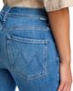 Mother Mother The Lil' Insider Petites High Rise Slim Jeans in Out of the Blue - 5