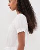 MOTHER MOTHER The Love Letter Puff Blouse White - 4