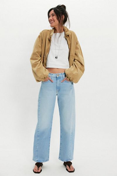 MOTHER MOTHER The Mid-Rise Half-Pipe Hover Jeans