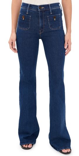 MOTHER MOTHER The Patch Pocket Doozy Jeans Retrograde Rodeo