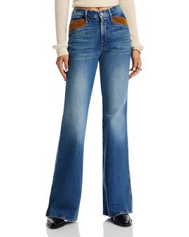 Mother Mother The Pointy Pocket Doozy Heel Jeans in Remember When
