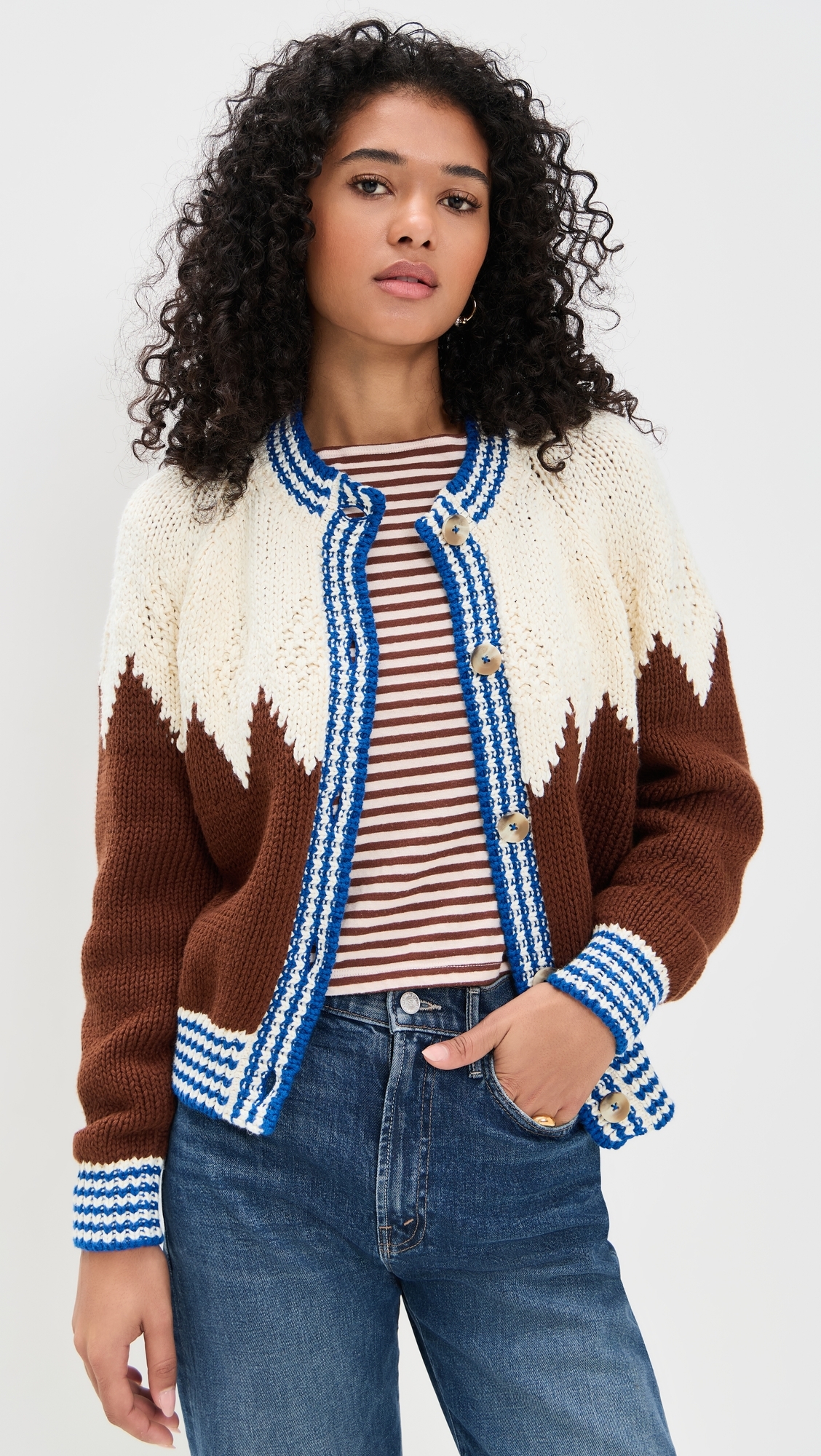 mother ニット The Shrunken Pullover - Little House On The Prairie | MOTHER DENIM