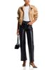Mother Mother The Rambler Sneak Straight Jeans in Black - 2
