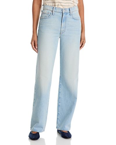 Mother Mother The Rambler Zip Skimp High Rise Jeans in Out Of The Woods