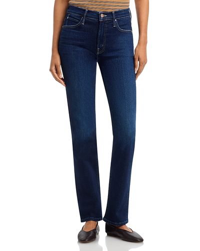 Mother Mother The Rascal Mid Rise Skimp Jeans in Hard Stop