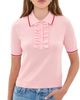 MOTHER MOTHER The Ruffle Raquette Polo Jer Pink And Red - 1