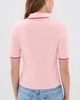 MOTHER MOTHER The Ruffle Raquette Polo Jer Pink And Red - 3