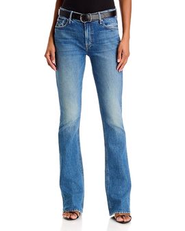 Mother Mother The Runaway Low Rise Jeans in On A Roll