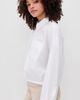 MOTHER MOTHER The Scrunchie Frenchie Button Down White - 4