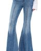 MOTHER MOTHER The Seamed Dollop Heel Jeans On Tap - 1
