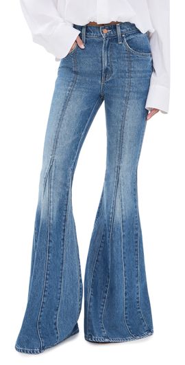 MOTHER MOTHER The Seamed Dollop Heel Jeans On Tap