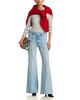 Mother Mother The Seamed Doozy Heel High Rise Flare Leg Jeans in Out Of This World - 2