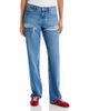 Mother Mother The Shortie Relish Heel Mid Rise Jeans in Refill - 1