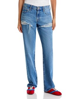 Mother Mother The Shortie Relish Heel Mid Rise Jeans in Refill
