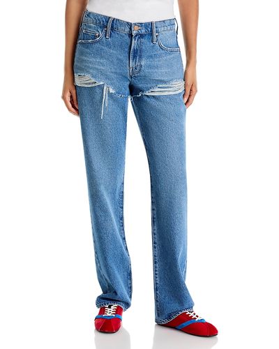 Mother Mother The Shortie Relish Heel Mid Rise Jeans in Refill