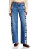Mother Mother The Side Eye Spinner Sneak Mid Rise Jeans in Let's Build A Fort - 1