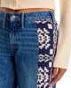 Mother Mother The Side Eye Spinner Sneak Mid Rise Jeans in Let's Build A Fort - 5