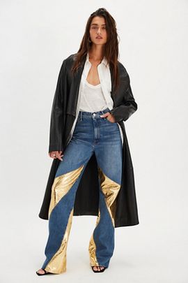 MOTHER MOTHER The Spiral Saloon Heel Jeans