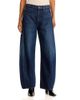 Mother Mother The Spoonful Nerdy High Rise Barrel Jeans in Fresh Squeezed - 1