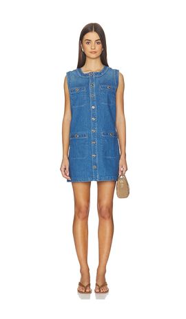 MOTHER MOTHER The Stashed Picky Mini Dress