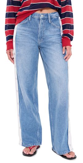 MOTHER MOTHER The Stripe Resealable Skimp Jeans Quik